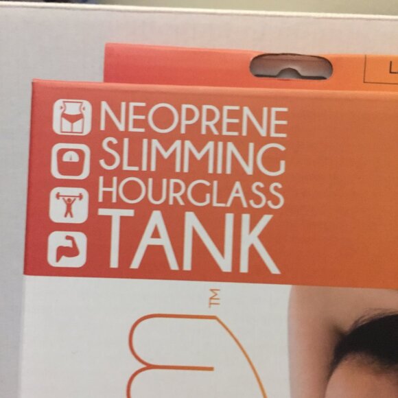 NEW Slim & Trim Neoprene Hourglass Tank Large Slimming Vest - Picture 6 of 12